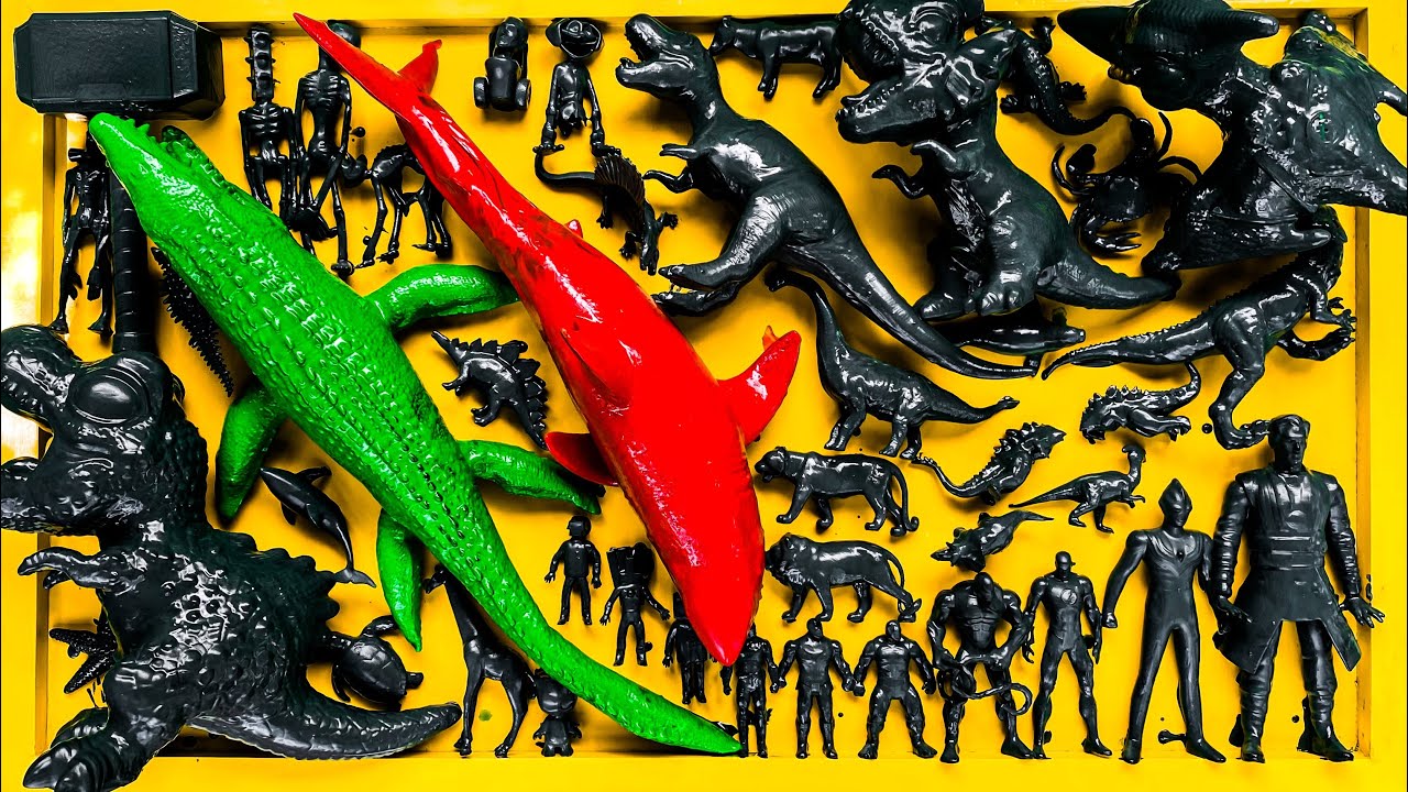 Dinosaurus Jurassic World Dominion: T-rex, Siren Head, Catnap, Skibidi, Godzilla, King Kong