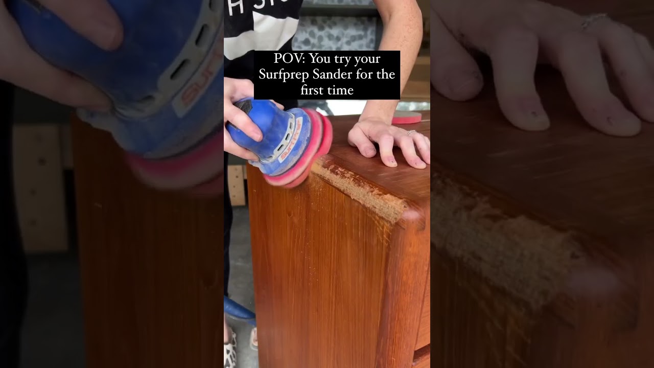 Surfprep Sanders are a must have tool for furniture flippers! Save 10% off with code REFURB10