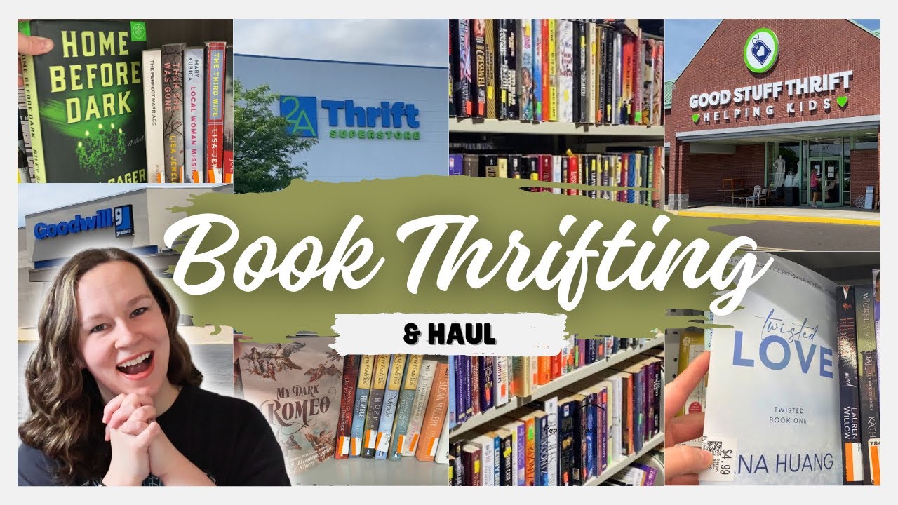 Come Book Thrifting with Me | 5 Stops & HAUL!  📚