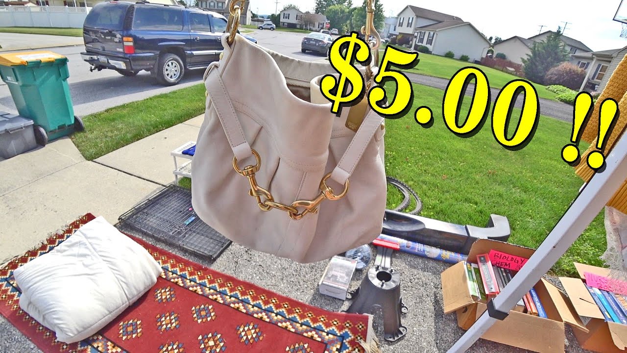 HUGE COMMUNITY YARD SALE! $5 Coach Purse | eBay Reselling