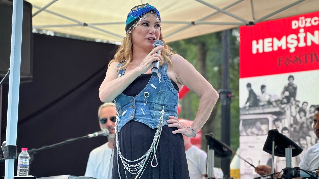 Hülya Polat Düzce Hemşinliler Festivali’nde konser verdi