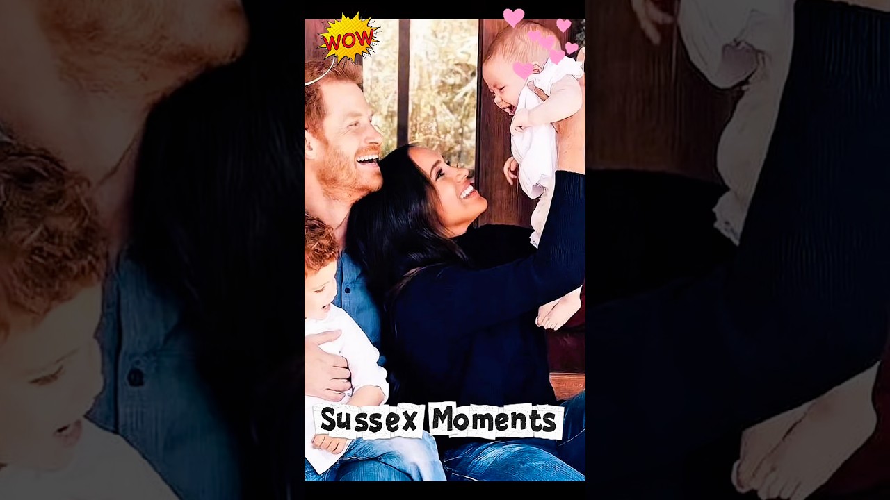 Prince Harry & Meghan with Their Little Ones ❤️ | Archie & Lilibet&rsquo;s Sweet Moments #royalfamily