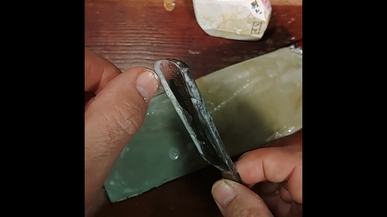 32 “RICH ABR HERDER“,Solingen  Germany | To touch up the edge and the sharpness test.
