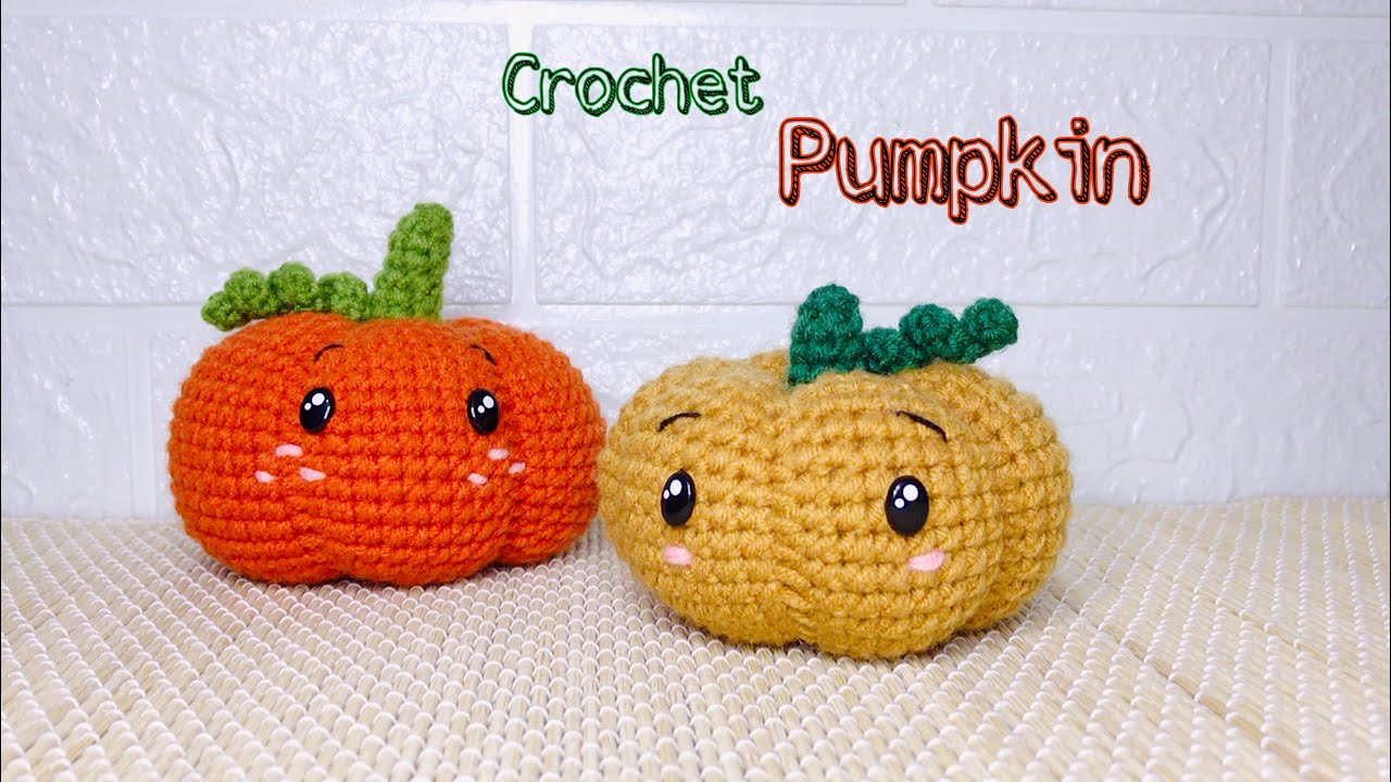 CROCHET PUMPKIN | Hướng Dẫn Móc Quả Bí Ngô Halloween | Amigurumi PumPkin | Dạ Crochet