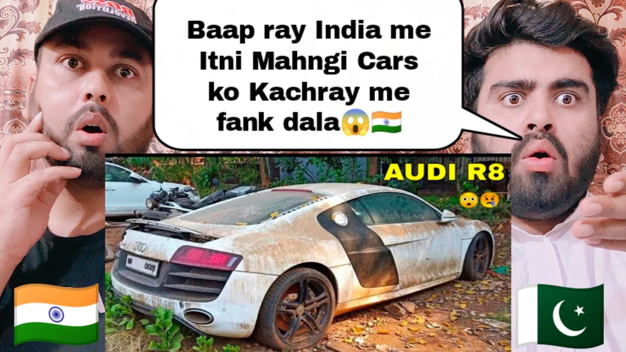 ABANDONED Exotic And Luxury Cars In India | Indian Dump yard | Shocking Pakistani Reaction |