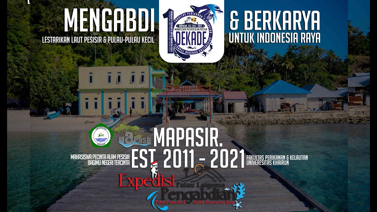 MAPASIR UNKHAIR SATU DEKADE EKSPEDISI PENGABDIAN PULAU LAIGOMA