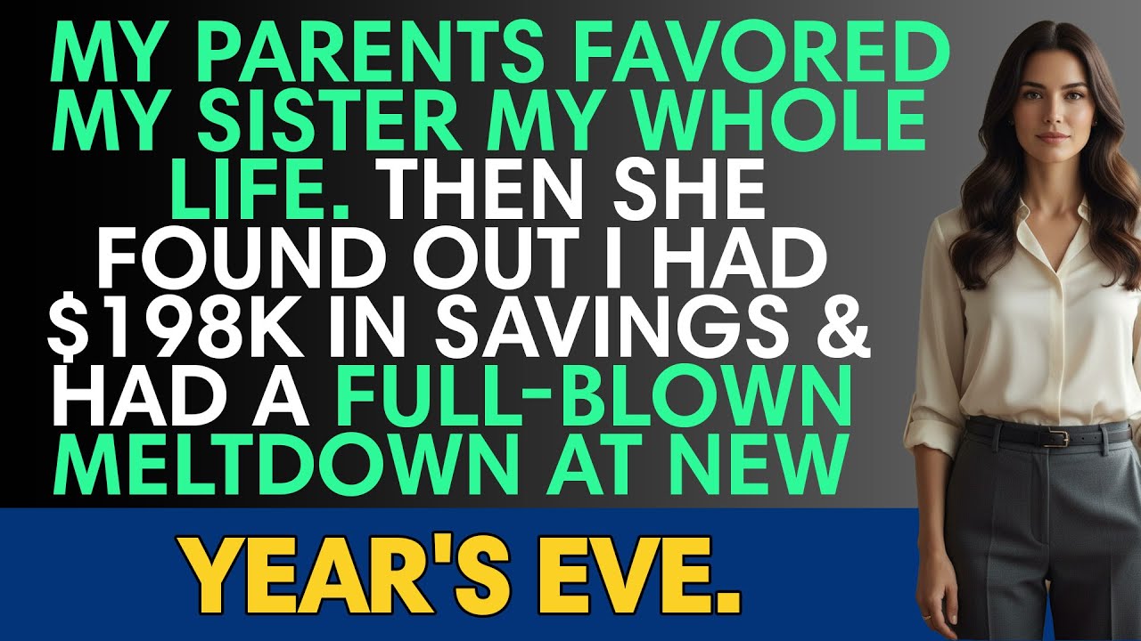 My Parents Favored My Sister My Whole Life. Then She Found Out I Had $198k in Savings & Had a ...