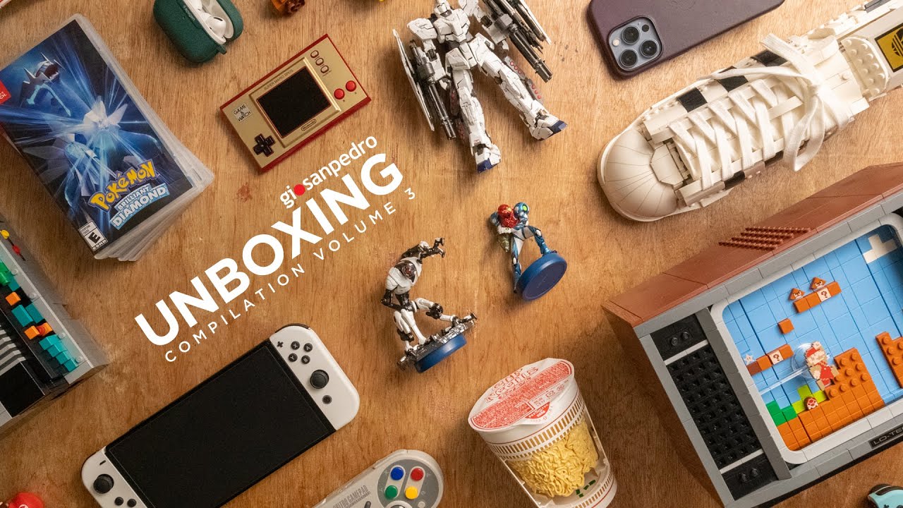 Pokemon, iPhone, LEGO & more! ASMR Unboxing Compilation Volume 3