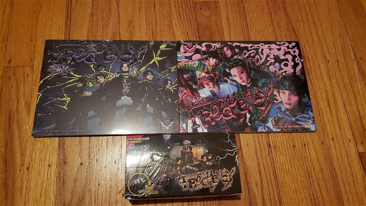 Wayv 6th Mini Album Frequency Unboxing Photobook 1 & 2, Package Ver.
