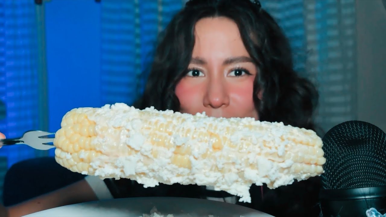 ASMR comiendo elote
