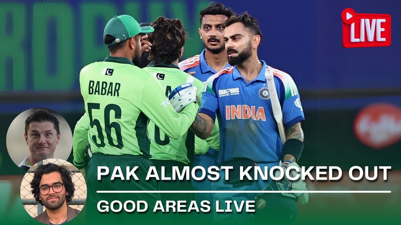 India Virtually Knock Pakistan out of the Champions Trophy | Good Areas Live