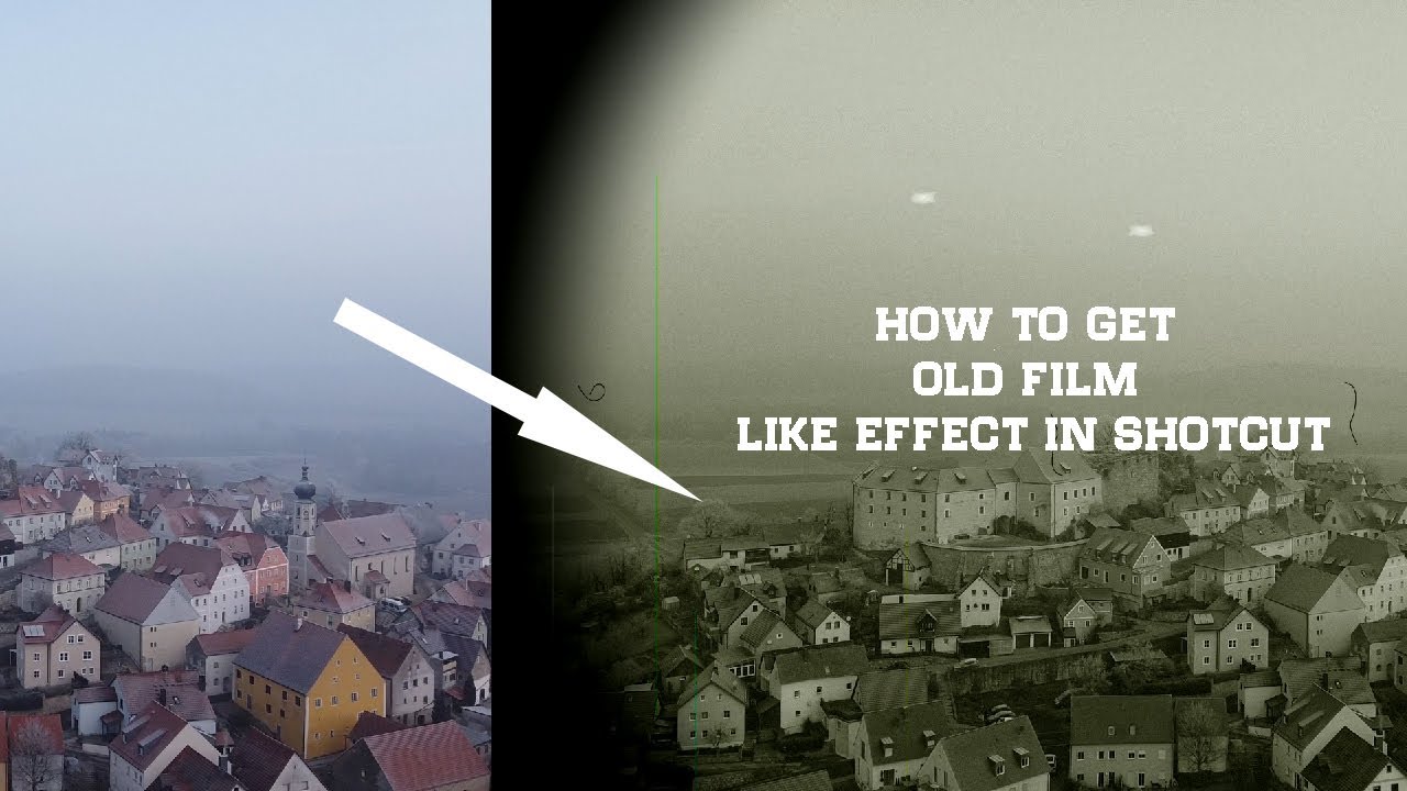Shotcut (2020) | How make an old school style video (Quick & Easy)