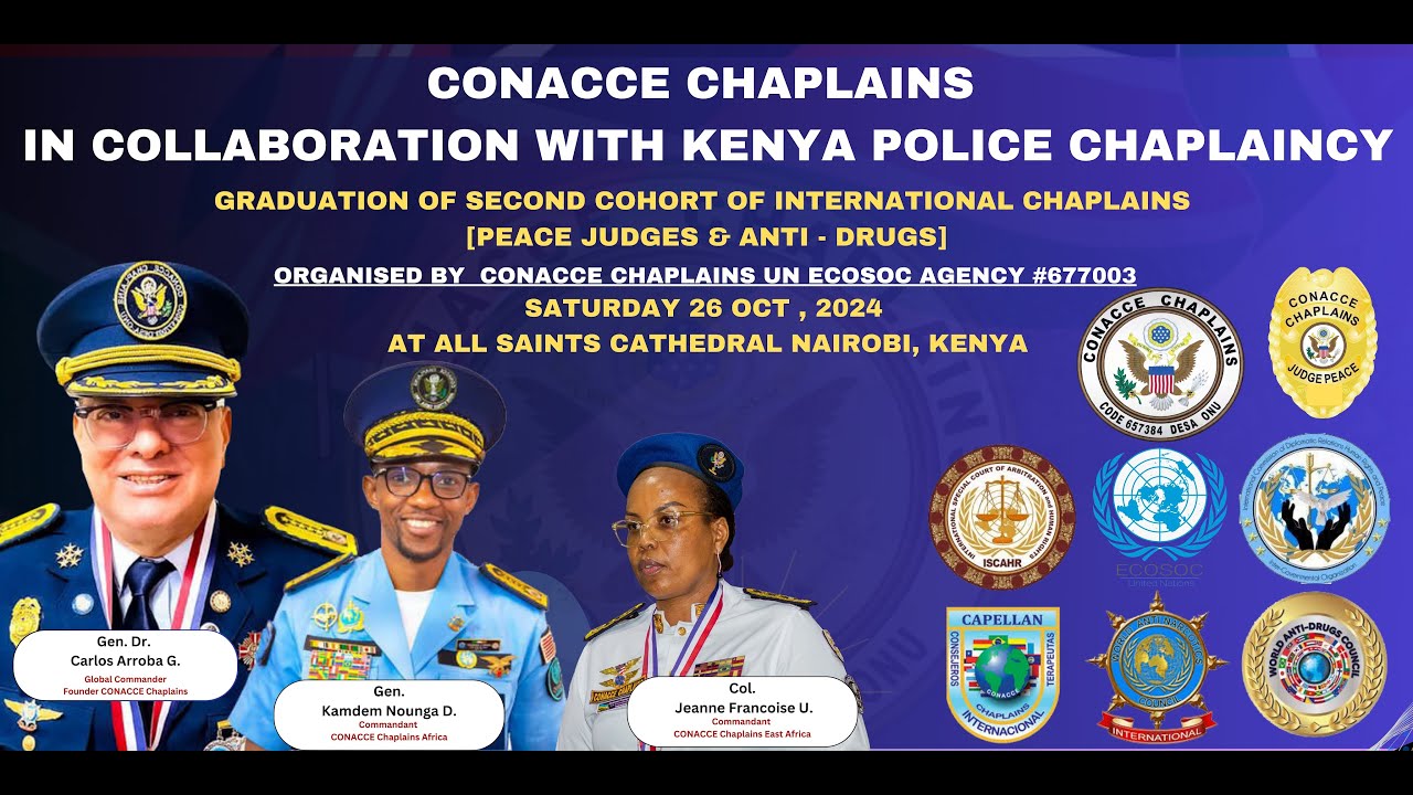 CONACCE CHAPLAINS 2ND COHORT GRADUATION IN KENYA : 26TH OCTOBER 2024