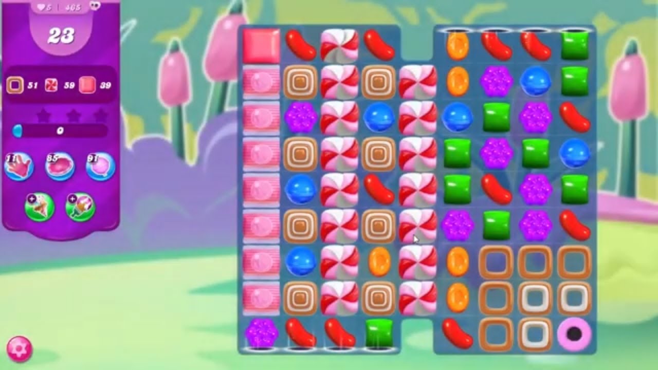 Candy Crush Saga LEVEL 465 NO BOOSTERS