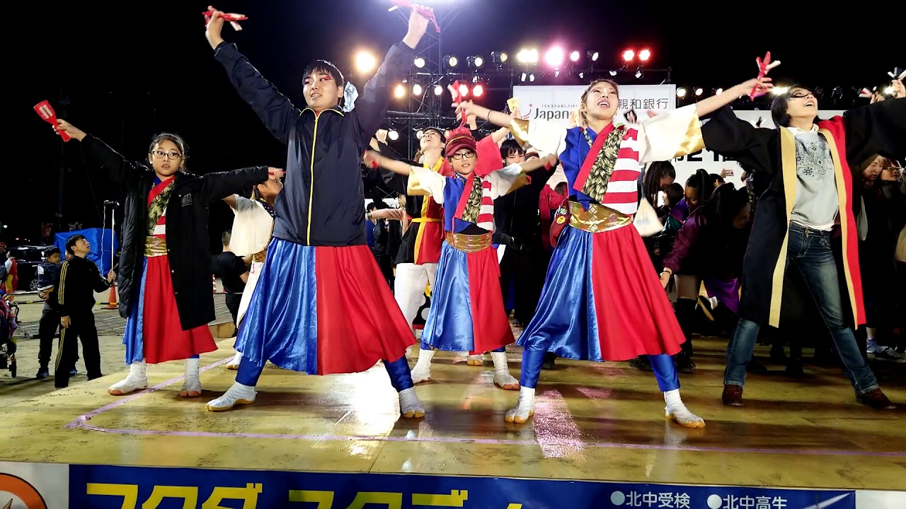 YOSAKOIさせぼ祭り2018 前夜祭総踊り『がらぢう』