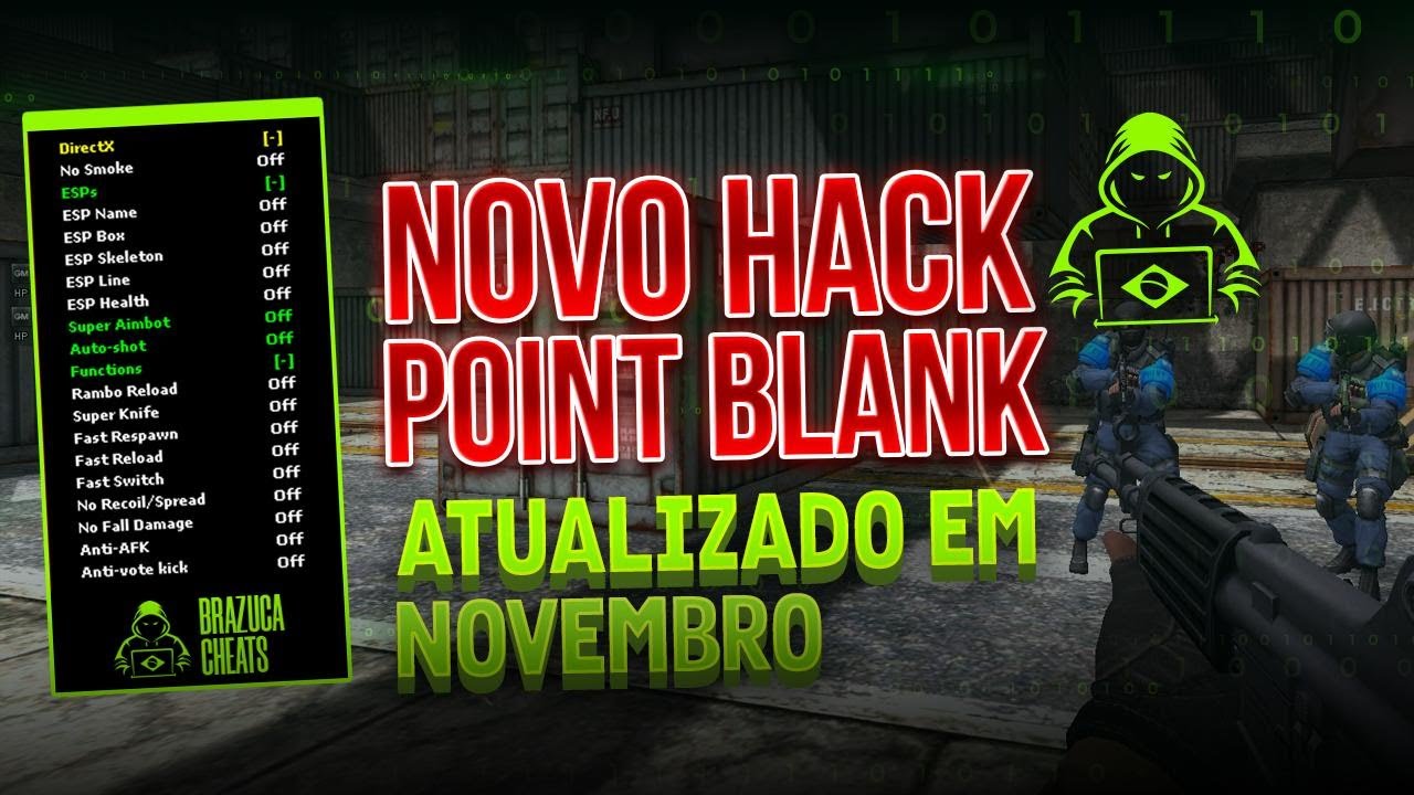 ESTAMOS DE VOLTA! NOVO HACK PRA POINT BLANK BR 2025 - ATUALIZADO - AIMBOT E WALLHACK + MODS