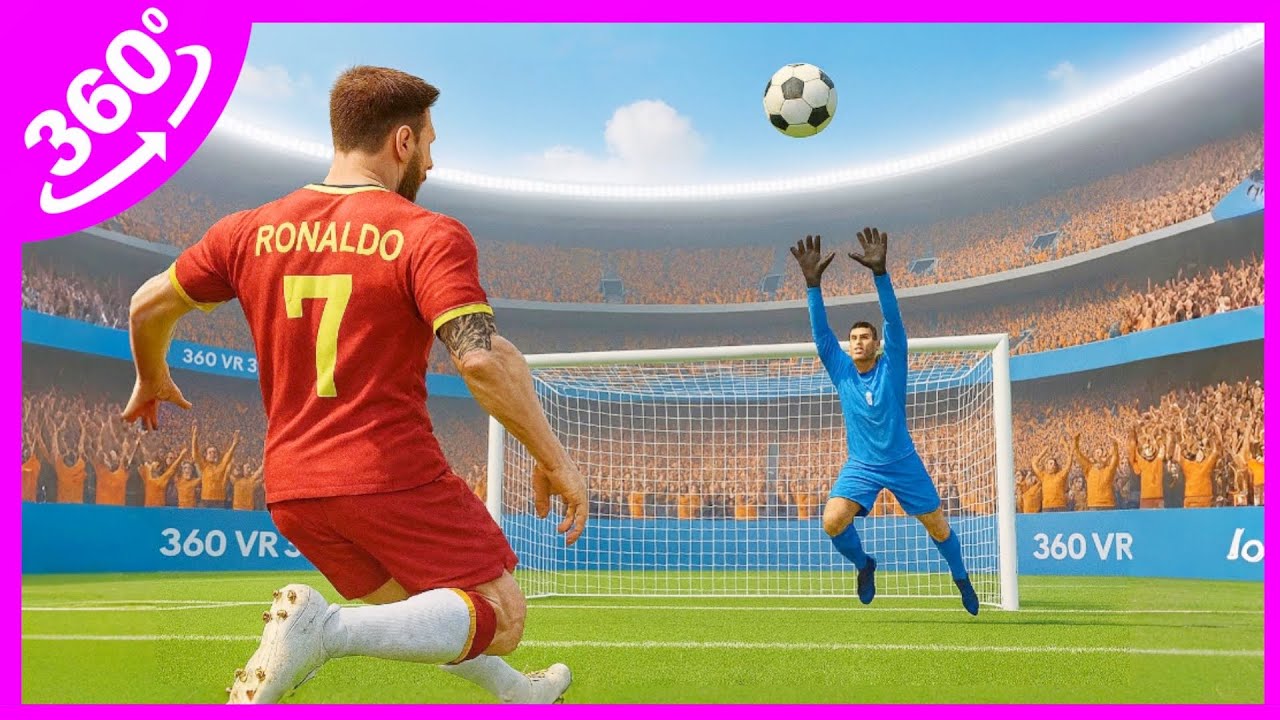 GOALKEEPER VR 360° Experience | Отбейте 10 пенальти | Захватывающий футбольный матч от первого лица