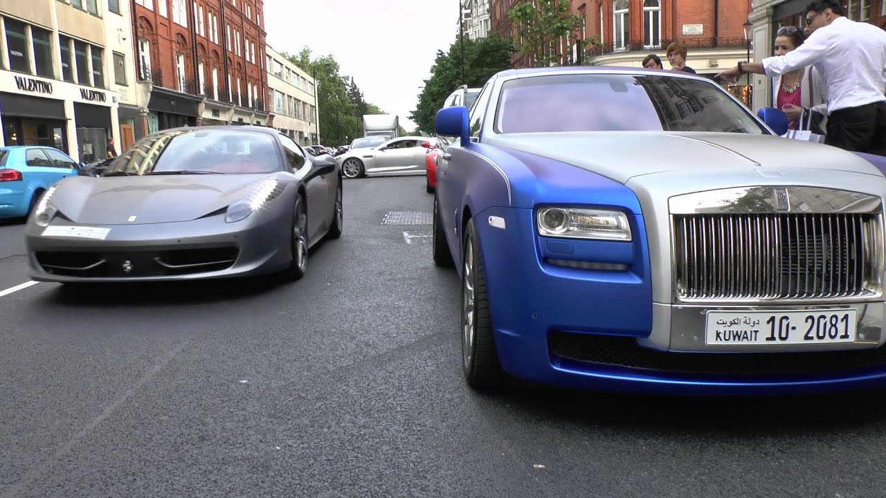 Sloane Street SUPERCAR MADNESS!!