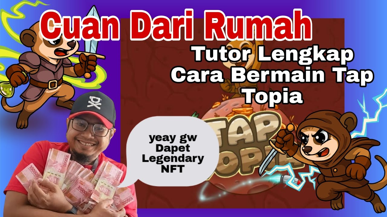 Cara Bermain Tap Topia Game NFT penghasil Uang dari Rumah terbaru ada Airdrop