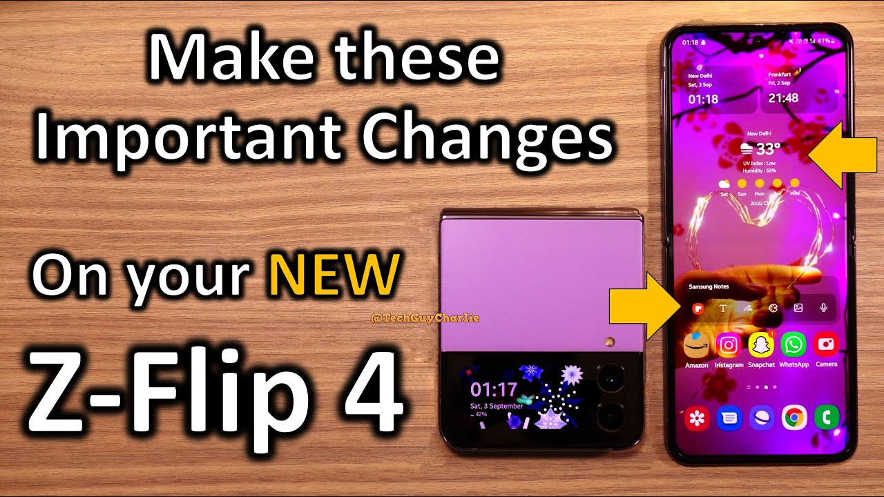Galaxy Z-Flip 4 | First 20 Things You Should Do