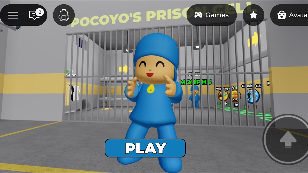 POCOYO PRISON RUN (Obby) roblox