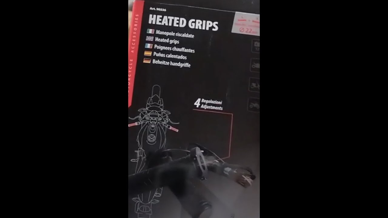 Manopole riscaldate TRK 502x 2021, sotto batteria - How to assemble heated grips on TRK (TÜRKÇE)