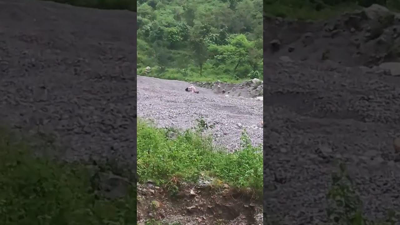 #latest #shortvideo #heavyrain #road #damage#mountains #water #flood