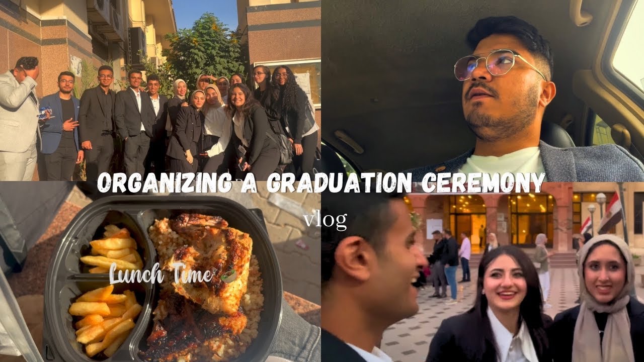 Organizing a Graduation Ceremony Vlog | KasrAlainy Medical School | Cairo University