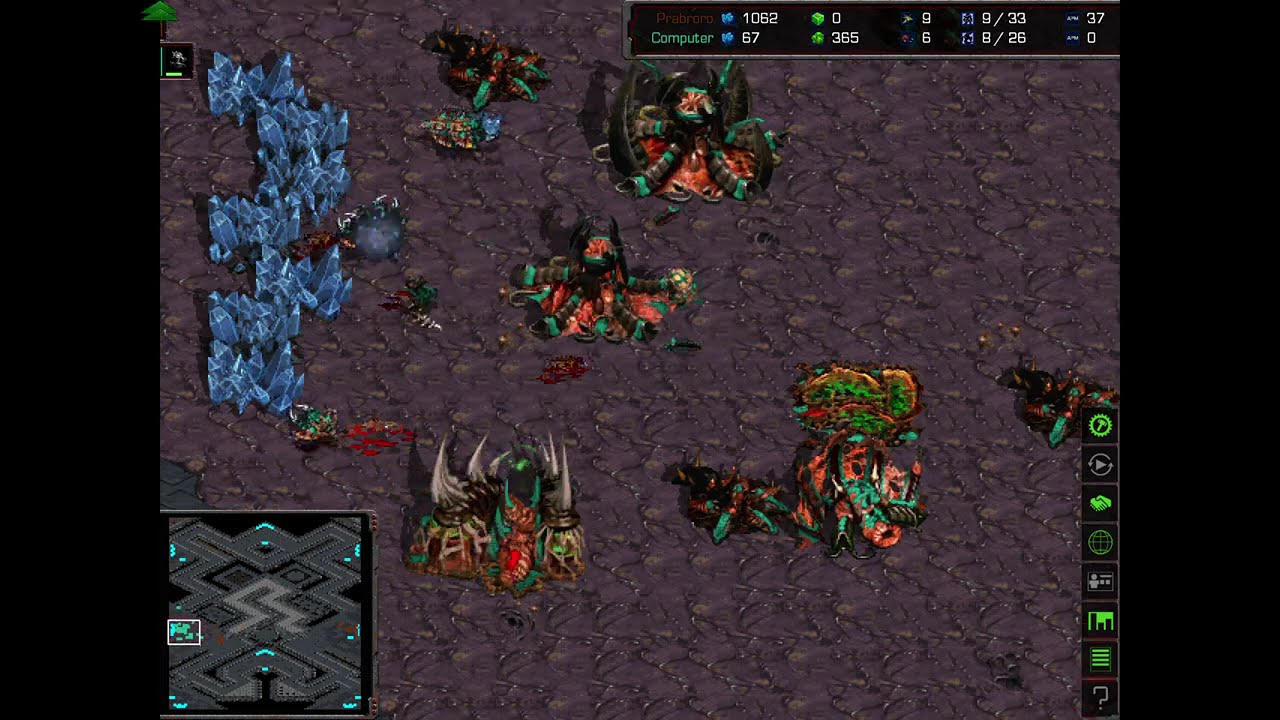 StarCraft Replay - Bottleneck  Map - Cunning & Cheap Strategy