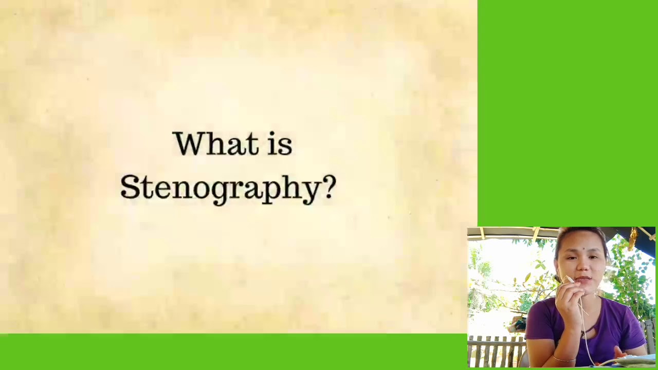 WHAT IS STENOGRAPHY AND ALPHABET OF STENOGRAPHY