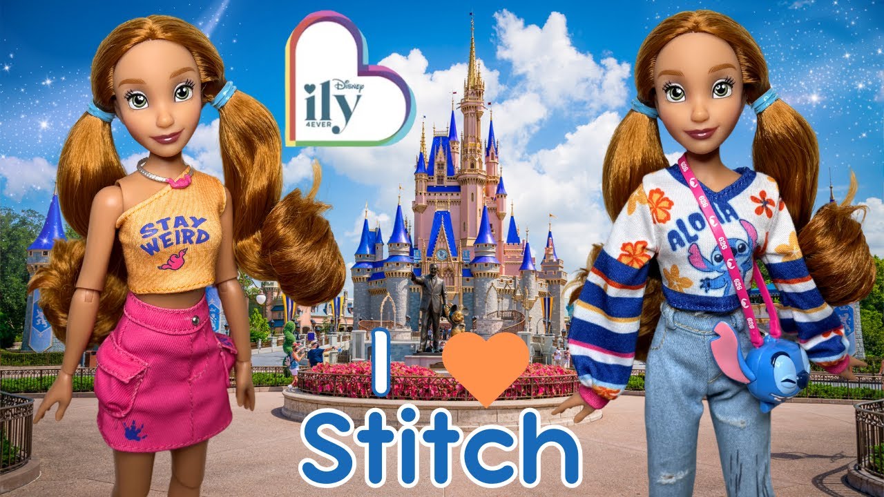 ✨ Unboxing the Disney ILY 4Ever I ❤️ Stitch Doll! 🌺 | Ultimate Review + Outfit Try-On 🌟