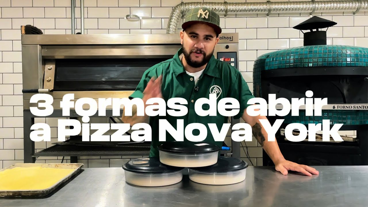 3 FORMAS DE ABRIR UMA PIZZA ESTILO NY