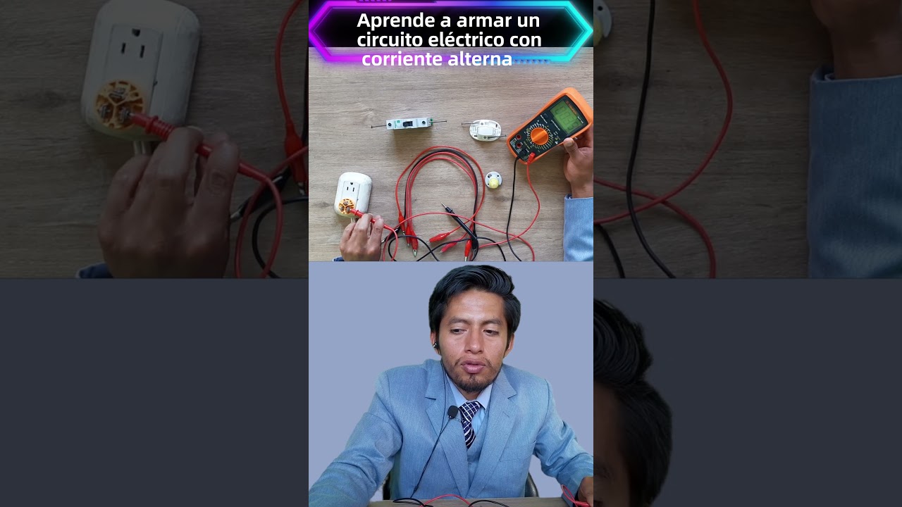 Como armar un circuito eléctrico AC de corriente alterna 🤔
