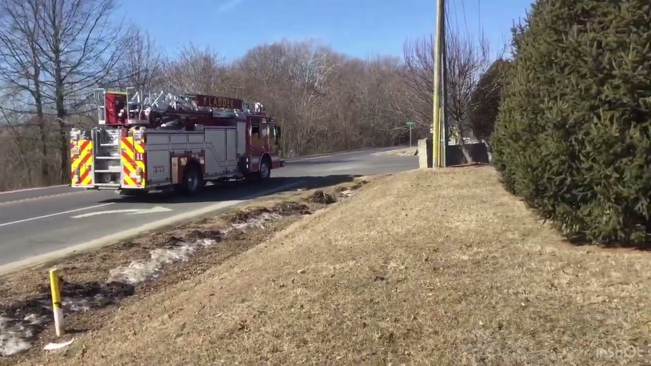 LD11 and BT11 responding to a water rescue 