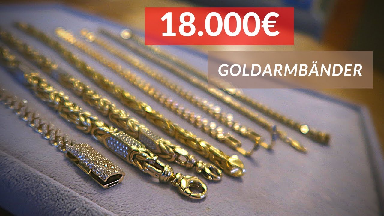 GOLDARMBÄNDER IM WERT VON 18.000€ 💎🔥
