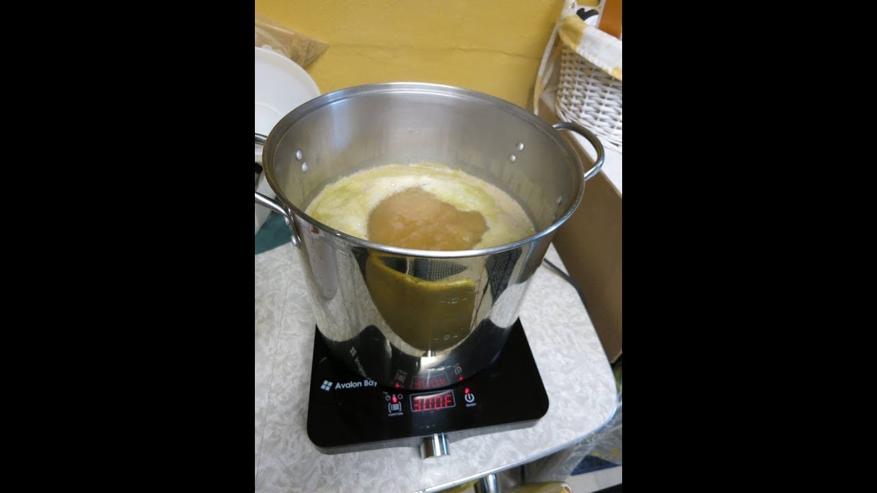 Small Batch Brewing with an Avalon Bay Induction Cooktop.