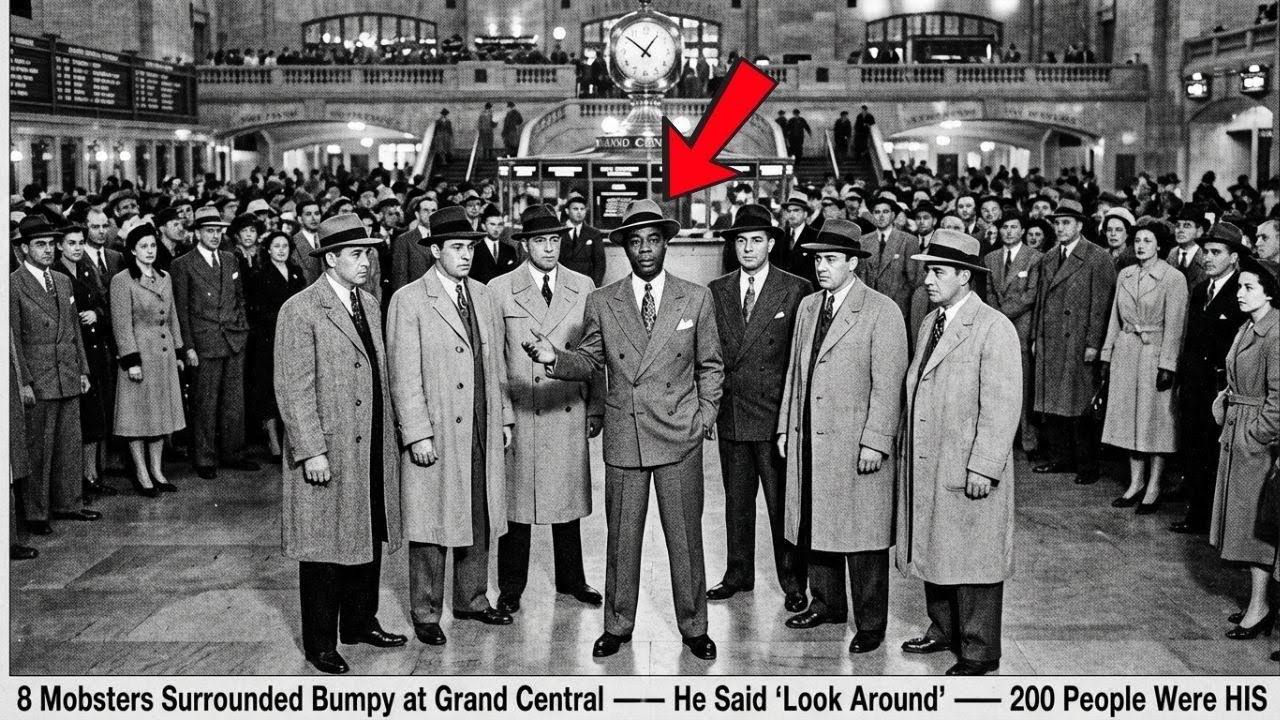 8 Mobsters Surrounded Bumpy at Grand Central — He Said 'Look Around' — 200 People Were HIS
