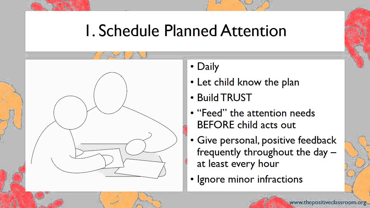 Helping Attention Seeking Children