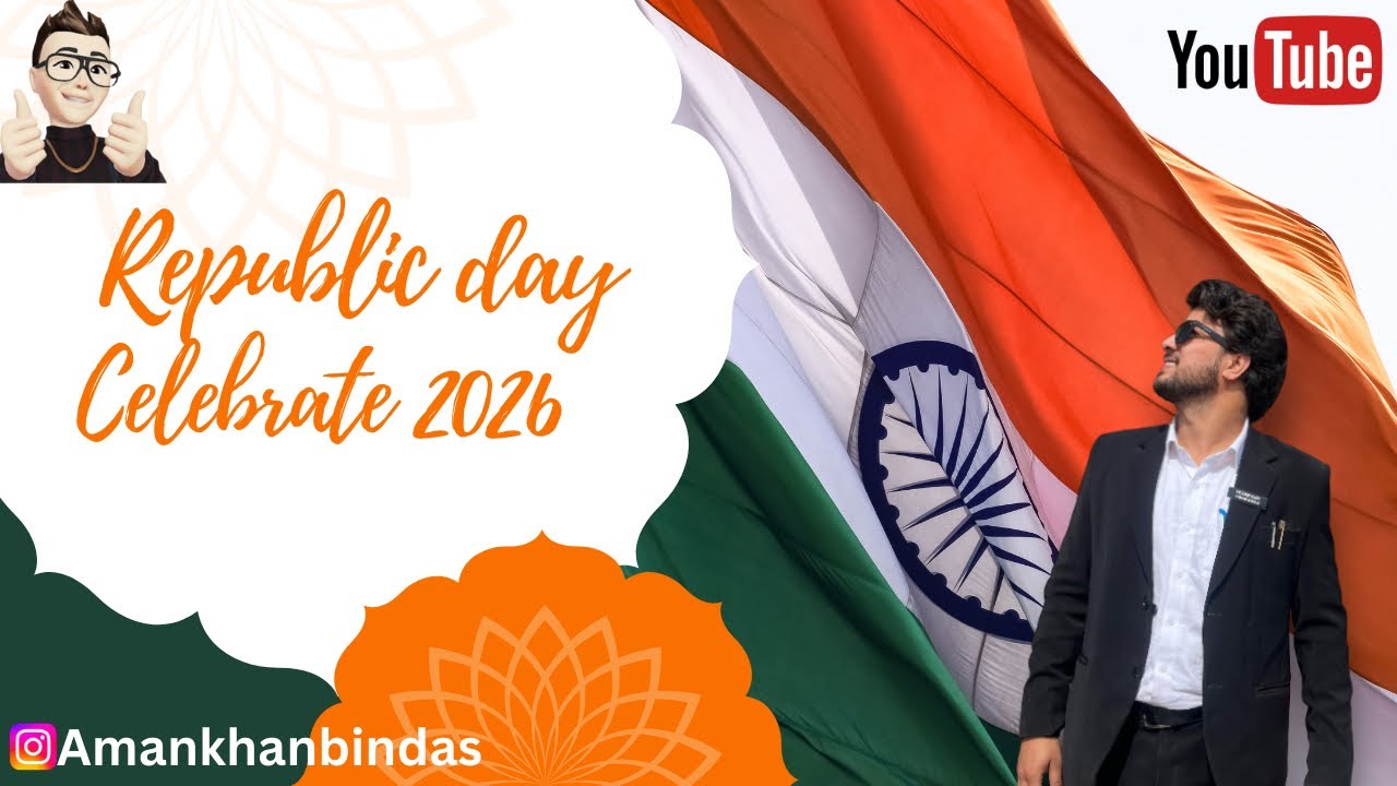 Celebrate 26 January | Republic Day 26/1/26 | Amankhanbindas vlog | #26january #indainarmy #minivlog