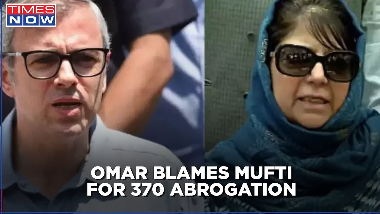 Omar Abdullah blames Mehbooba Mufti for repeal of Article 370; Holds PDP-BJP alliance responsible