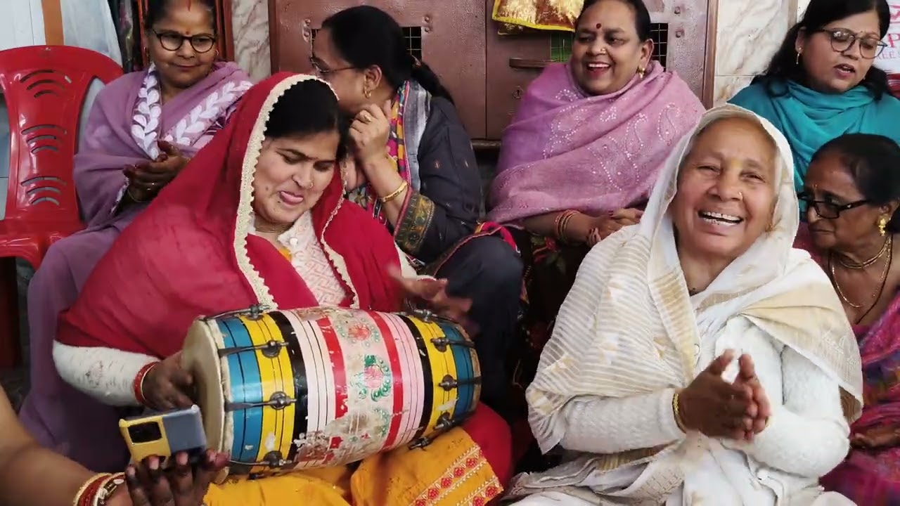 होली का धमाकेदार भजन किसने उड़ाया गुलाल का लाल हुई सारी नगरी🔥🕉️🎉❤️🫢