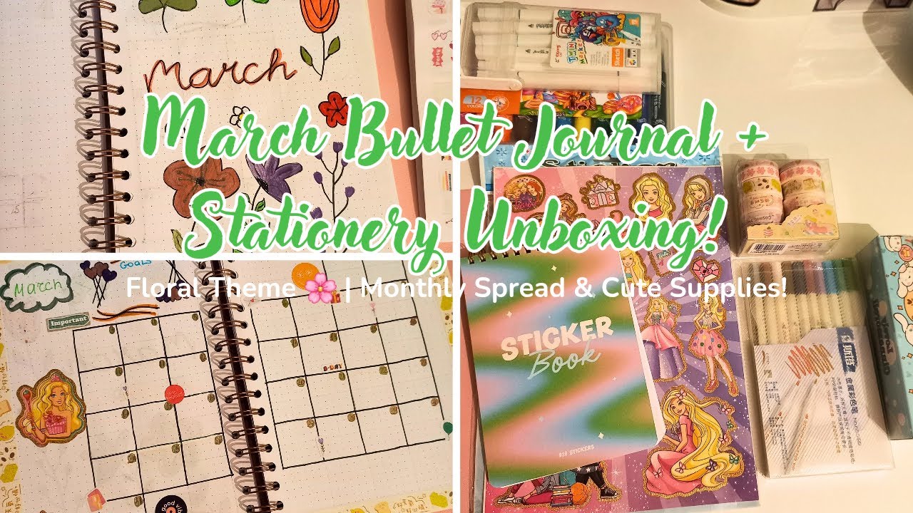 March Bullet Journal Setup ✨ (A Little Late but Still Cute!)