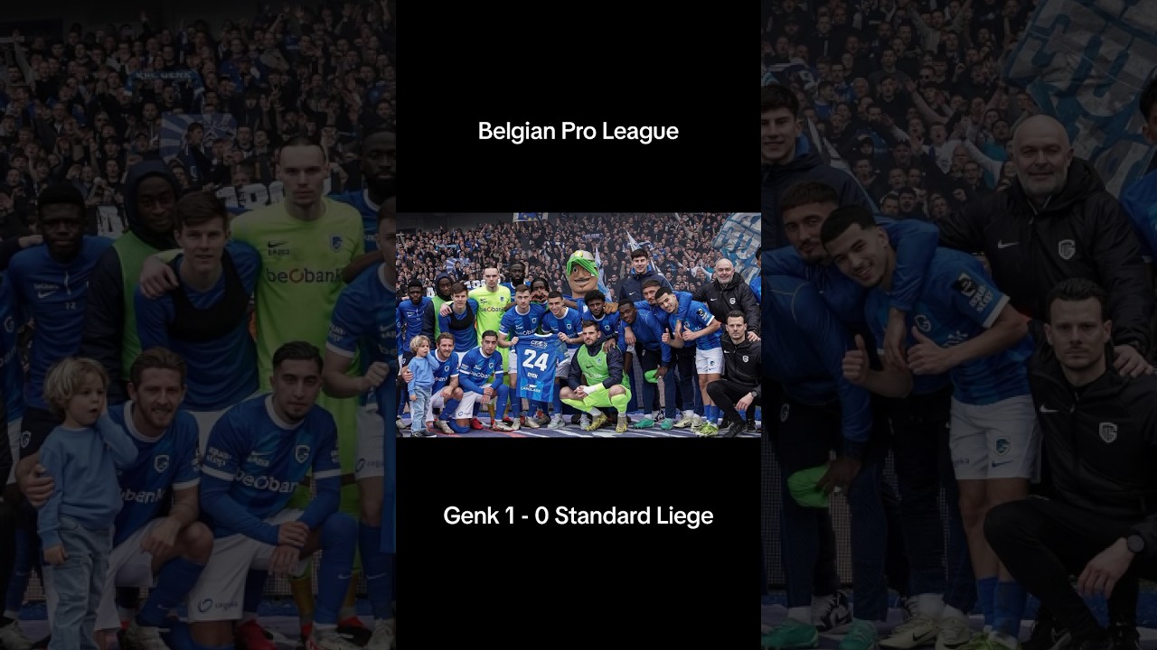 KRC Genk 1 - 0 Standard Liege #shorts #belgianproleague