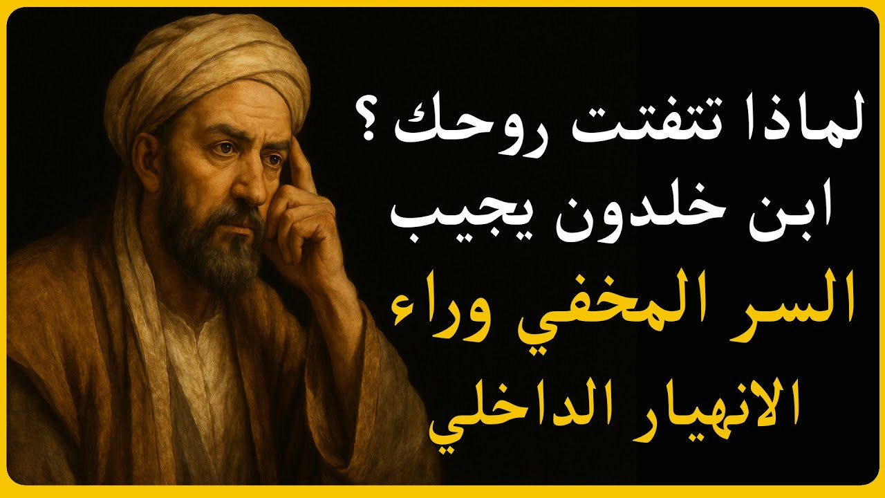 حياتك تنهار من الداخل - ابن خلدون يكشف السر المدفون الذي يدمر روحك في صمت