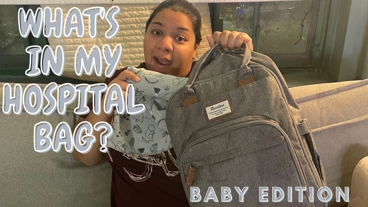WHATS IN MY HOSPITAL BAG FOR BABY ?! | VLOGMAS DAY 5