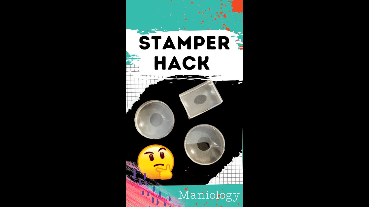 Stamper Head NOT Working? Try this Paper Trick | Maniology #shorts
