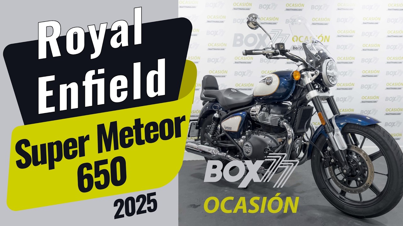 Vídeo de la Royal Enfield Super Meteor 650 del año 2025