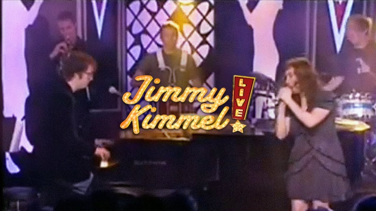 Ben Folds & Regina Spektor - You Don't Know Me, 2008 (Live on Jimmy Kimmel)