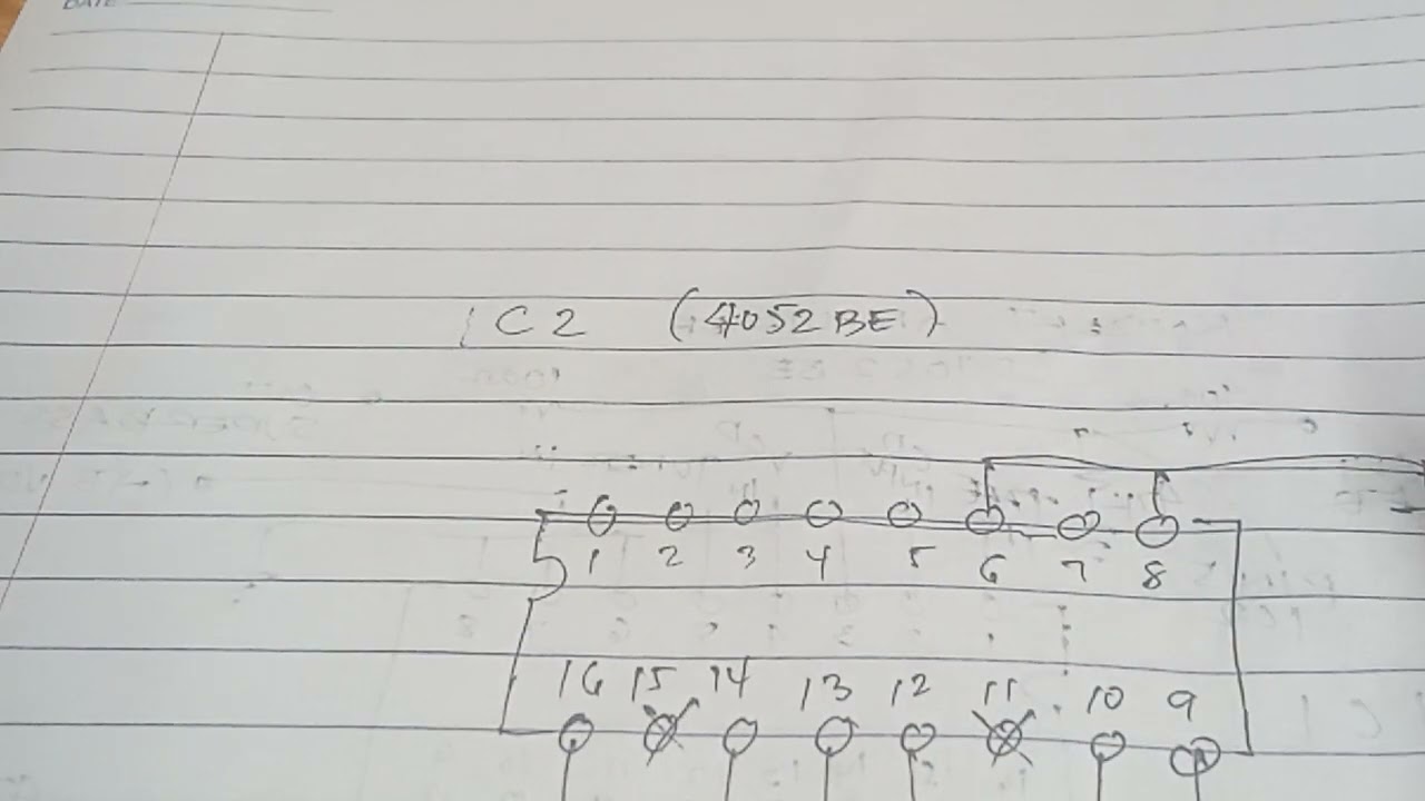 Troubleshooting KONZERT AMPLIFIER_CIRCUIT TRACING_CD4052BE SWITCHING IC