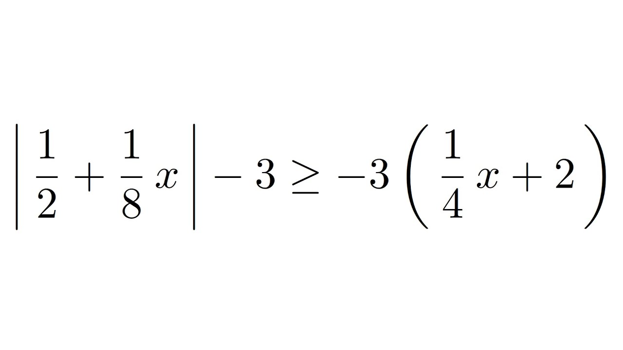DISEQUAZIONI con VALORI ASSOLUTI - Ripetizioni di Matematica